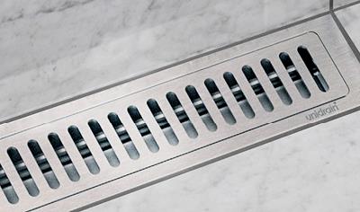 Cover image for Linear Drain Complete (Drain unit, Outlet unit, Classicline Frame and grating)