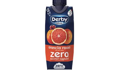 Cover image for DERBY BLUE ZERO Soft drink blood orange 