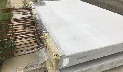 Cover image for Solid precast concrete balcony, access balcony, beams and columns