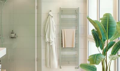 Cover image for Zehnder painted towel radiator produced in Bolesławiec, Poland