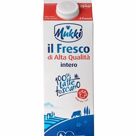 Cover image for Latte fresco pastorizzato intero  100% Toscano Mukki 