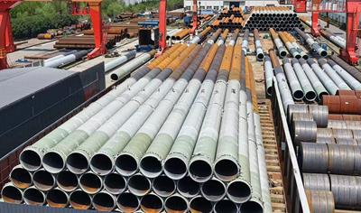 Cover image for DN400 to DN5080 steel pipe product LCA Report  