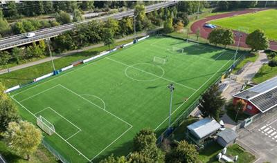 Cover image for ECO NEXT© synthetic turf system made in the  following versions:   ECONEXT TTC FLASH, HORIZON, REACT, DYNAMIC SUPER  PRO, HYPER TTC NEW ONE, SAFILIFE LIME LUXURY 