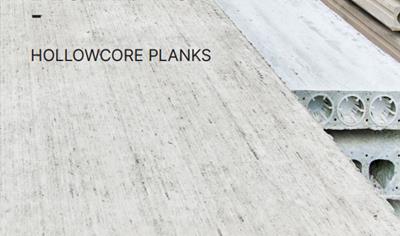 Cover image for HOLLOWCORE PLANKS
