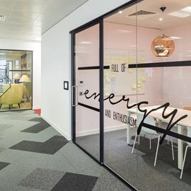 Cover image for Aluminium-framed glazed partition systems