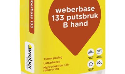 Cover image for weberbase 133 putsbruk B hand
