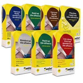 Cover image for weberset Tile Adhesive Range