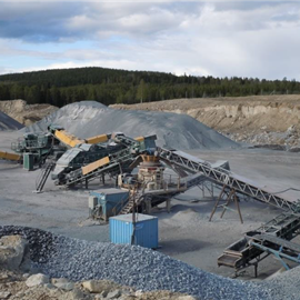 Cover image for Aggregates from Umeå quarry - Bjurholm