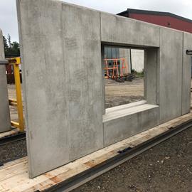 Cover image for Insulated precast concrete, sandwich wall 