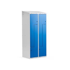 Cover image for Clothes Z-locker CLASSIC, 2 section, 4 doors, 800 mm