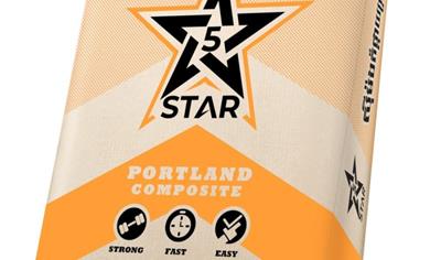 Cover image for 5-Star cement Bag 50 KG - Portland Composite Cement