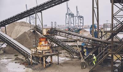 Cover image for Aggregates from Århus terminal for aggregates - Århus