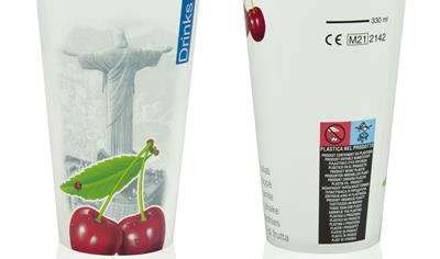 Cover image for Cold drinking paper cup