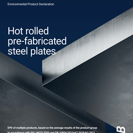 Cover image for Hot rolled pre-fabricated steel plates