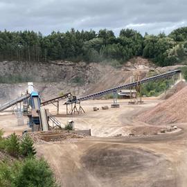 Cover image for Aggregates from Halmstad quarry - Biskopstorp