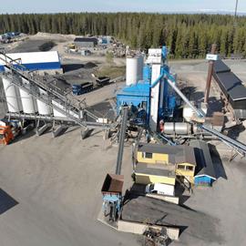 Cover image for Asphalt mixtures from Östersund asphalt plant - Gräfsåsen