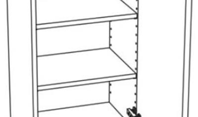 Cover image for Veneered chipboard cabinet