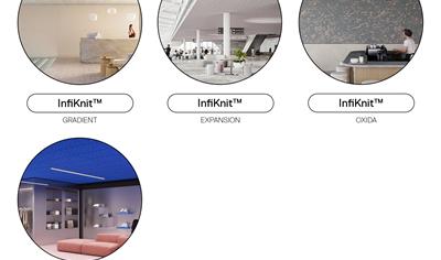 Cover image for Knitted PET (InfiKnit™) Ceiling and Wall Features
