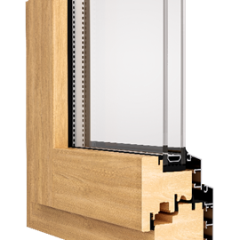 Cover image for Profili in legno-alluminio e alluminio-legno per serramenti, serie MAWOOD74TT, MAWOODART, MAWOODART HP, MATERMIK WOOD, MAS100WTT, MAS150WTT, MAWOOD76STH