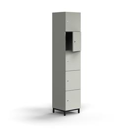 Cover image for QBUS Lockable personal storage 5 comps, 2020x400x420 mm