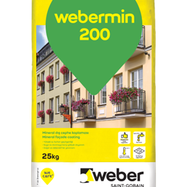 Cover image for webermin 200 Mineral façade coating