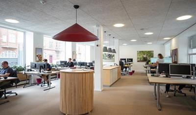 Cover image for Acoustic panels - painted Troldtekt 25 mm Natural Wood