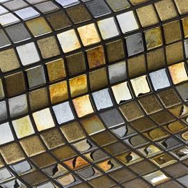 Cover image for ALEXANDER. Ezarri recycled glass mosaic tiles. Mosaico de vidrio reciclado.