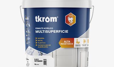 Cover image for TKROM ESMALTE ACRILICO MULTISUPERFICIE SATINADO