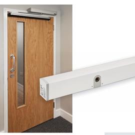 Cover image for NEXT 120S Ultra-compact architectural automation for swing doors