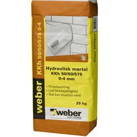 Cover image for weber Hydraulisk Mørtel KKh 50/50/575 0 - 4 mm 