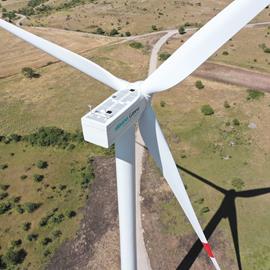 Cover image for Electricity from a European onshore wind farm using SG 2.6-114 wind turbines