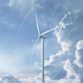 Cover image for Electricity from a European offshore wind farm using SG 14-236 wind turbines