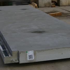 Cover image for Solid precast concrete floor slab