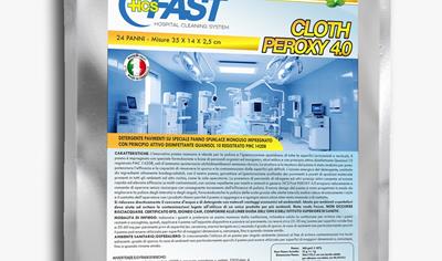 Cover image for FAST PEROXY 4.0 Cleaning cloth for daily maintenance, sanitizing and cleaning of domestic, hospital and industrial surfaces