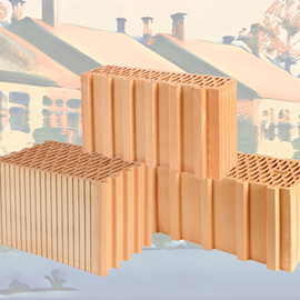 Cover image for Vertically perforated clay masonry blocks "KERATERM"