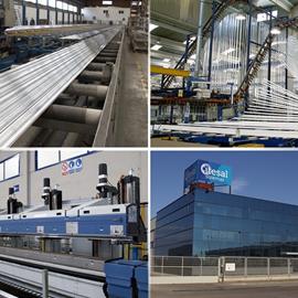 Cover image for Mill finished and coated aluminium profiles