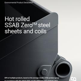 Cover image for Hot rolled SSAB Zero steel sheets and coils