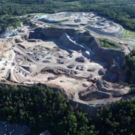 Cover image for Aggregates from Gothenburg quarry - Tagene