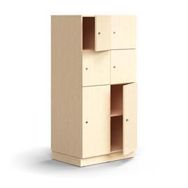 Cover image for QBUS Storage Compartment locker 6 comps, 1636x800x570 mm