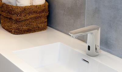 Cover image for Touchless Composite Washbasin Faucet