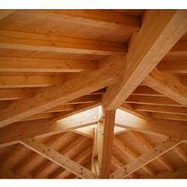 Cover image for Construction systems such as roofs, floors and wooden buildings of Posatori Franciacorta Srl