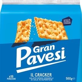 Cover image for Cracker Gran Pavesi Senza Granelli di sale in superficie