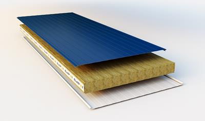 Cover image for Sandwich panels with MW (mineral wool) insulation core 