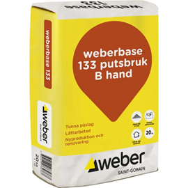Cover image for weberbase 133 putsbruk B hand