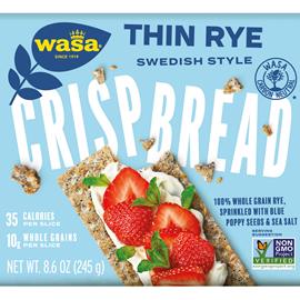 Cover image for Wasa Thin Rye Crispbread
