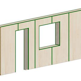 Cover image for IsoTimber 300 mm wall element