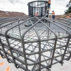 Cover image for REINFORCING BAR AND PREFABRICATED STEEL REINFORCEMENT CAGES