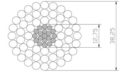Cover image for ACSR Ø38,25 mm Parrot Conductor