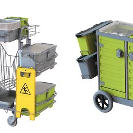 Cover image for Cleaning trolleys (Microrapid, Smart and KUBI families)