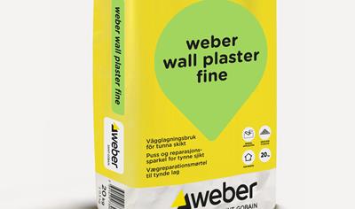 Cover image for weber wall plaster fine